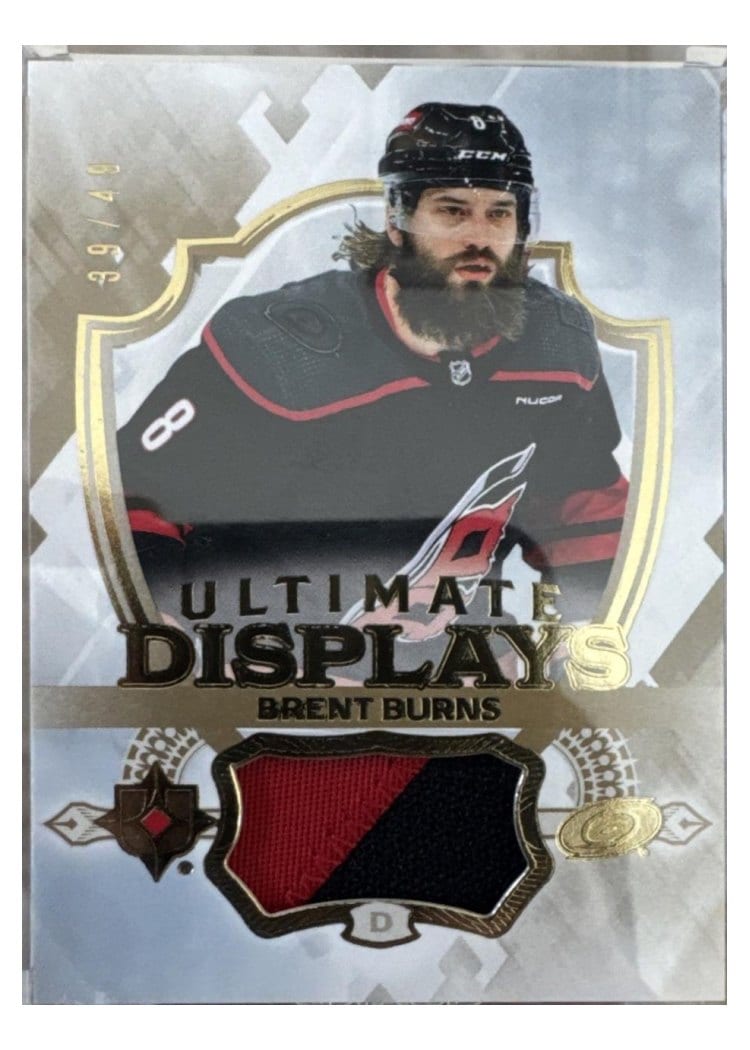 2023-24 Upper Deck Ultimate Collection Ultimate Displays Brent Burns #UD-BB card