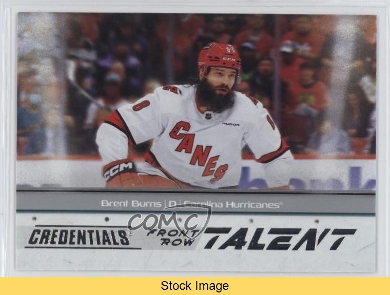2024-25 Upper Deck Credentials Front Row Talent Brent Burns #FRT-BB card