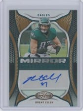 2022 Panini Certified Mirror Signatures Brent Celek #MS-BC card