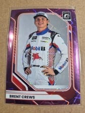 2026 Panini Donruss NASCAR Brent Crews Optic #1 card