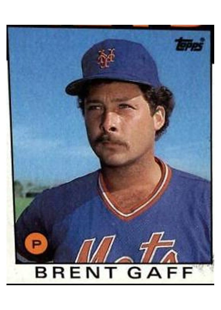 1986 Topps Brent Gaff #18 card