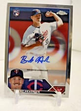 2023 Topps Chrome Update Autograph Brent Headrick #AC-BH card