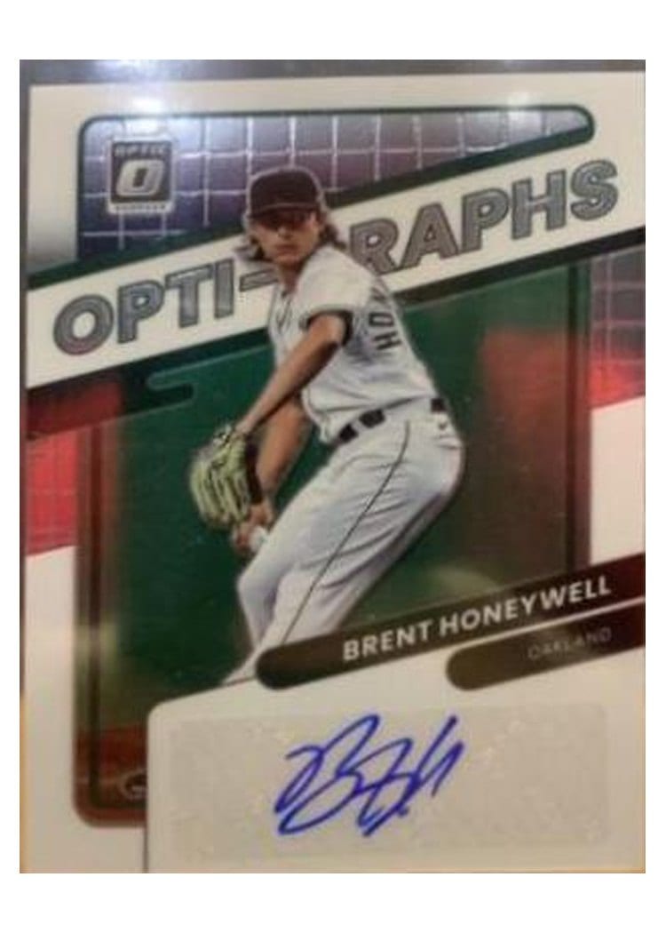 2022 Donruss Optic Optigraphs Brent Honeywell #OG-BH card