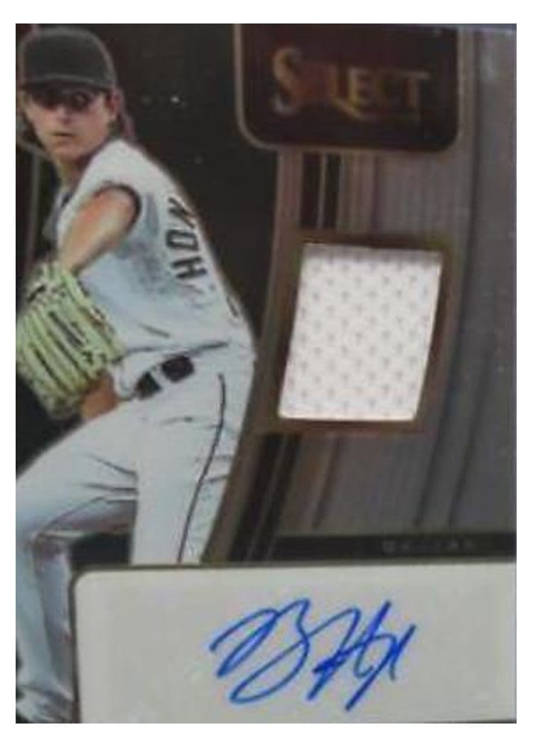 2022 Panini Select Signature Materials Brent Honeywell #SM-BH card