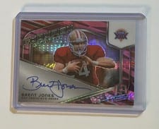 2024 Panini Spectra Champion Signatures Brent Jones #CS-BJS card