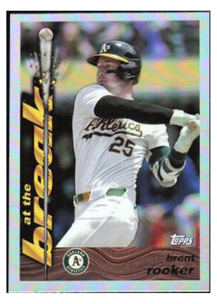 2024 Topps Archives 1995 Topps Traded & Rookies At the Break Brent Rooker #95ATB-23 card