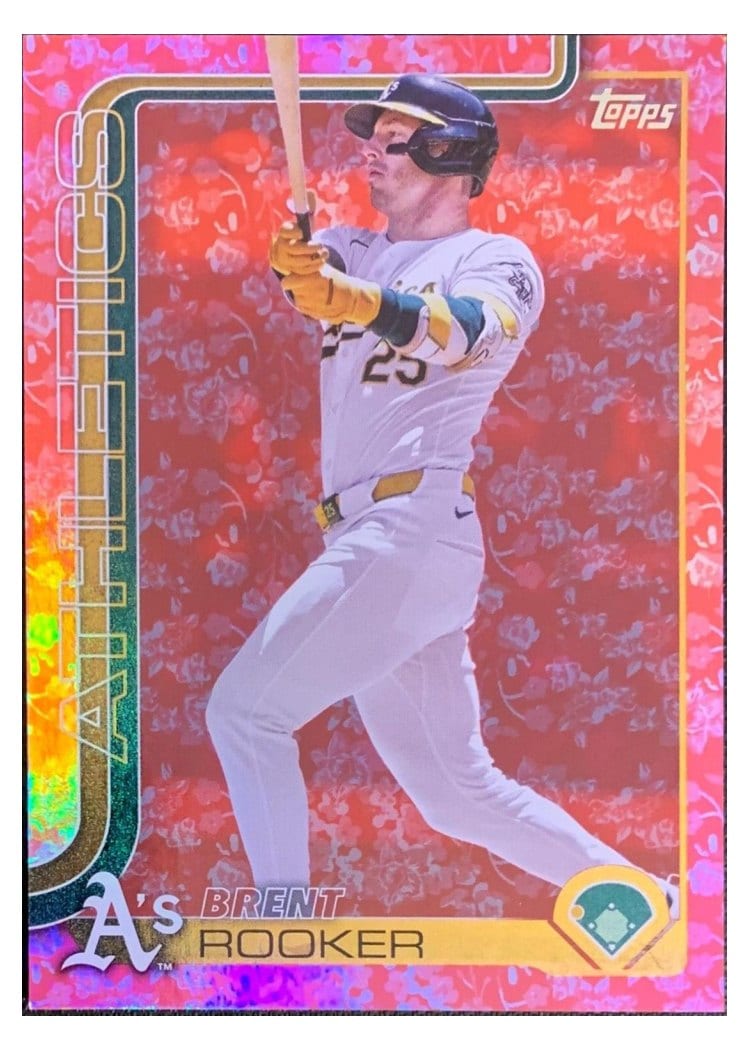 2025 Topps Base Set Brent Rooker Flowers #129 card