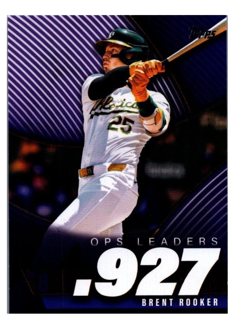 2025 Topps OPS Leaders Brent Rooker #OPS-8 card