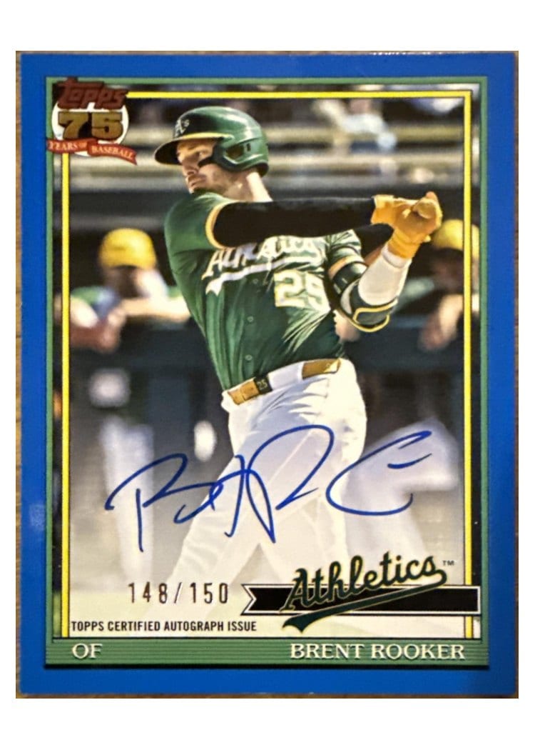2026 Topps 1991 Topps Autographs Brent Rooker #91A-BRO card