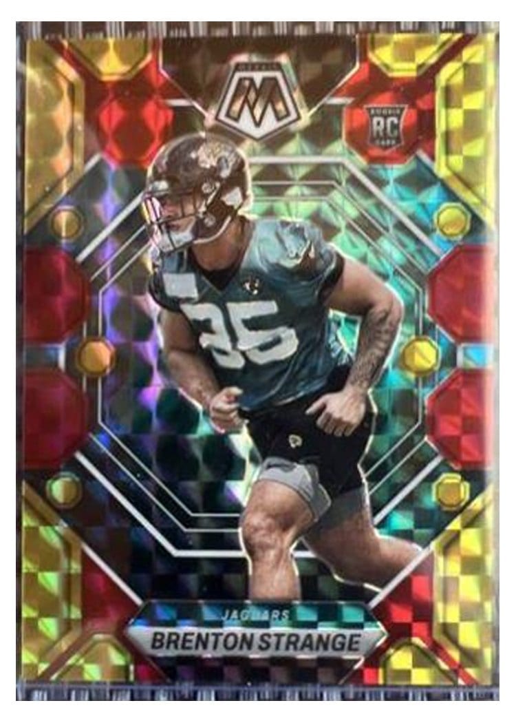 2023 Panini Mosaic Base Set Brenton Strange Choice Fusion Red Yellow #286 card