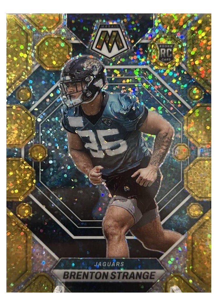 2023 Panini Mosaic Base Set Brenton Strange Gold Sparkle #286 card
