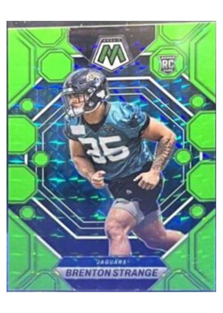 2023 Panini Mosaic Base Set Brenton Strange Green Fluorescent #286 card