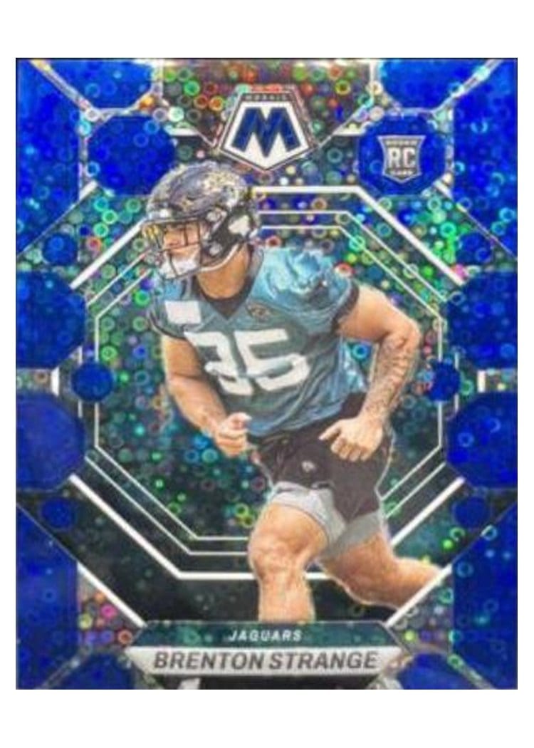 2023 Panini Mosaic Base Set Brenton Strange No Huddle Blue #286 card