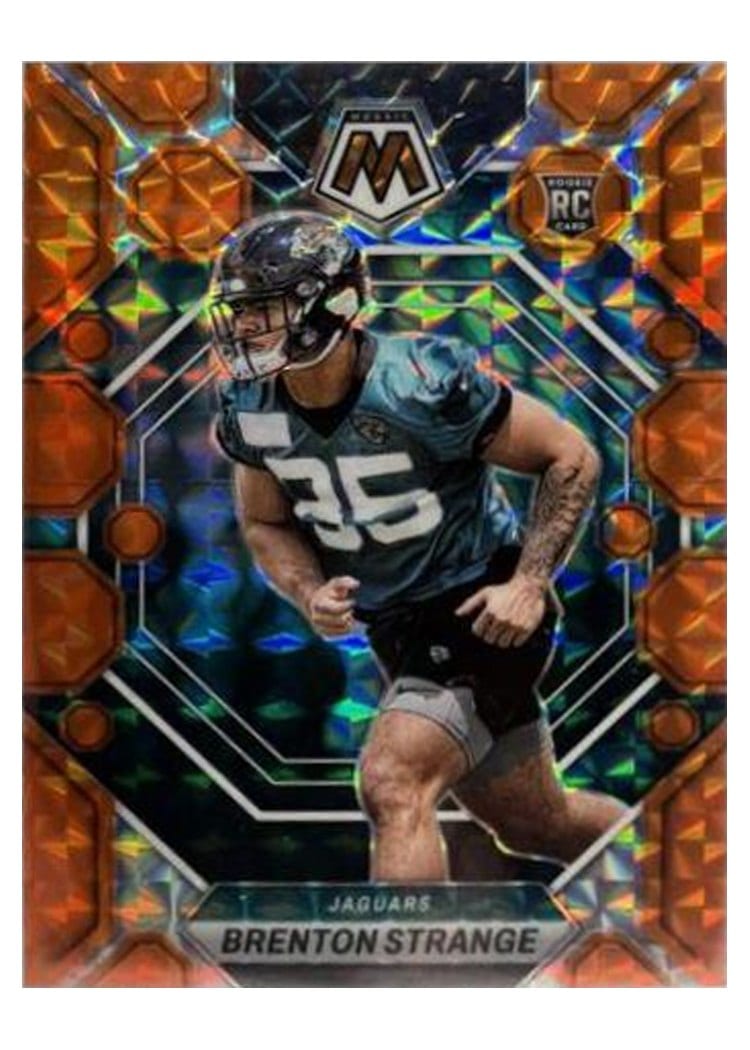 2023 Panini Mosaic Base Set Brenton Strange Orange #286 card