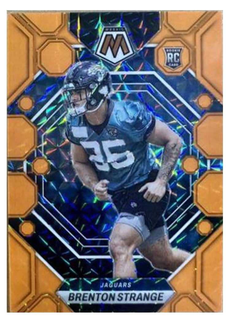 2023 Panini Mosaic Base Set Brenton Strange Orange Fluorescent #286 card