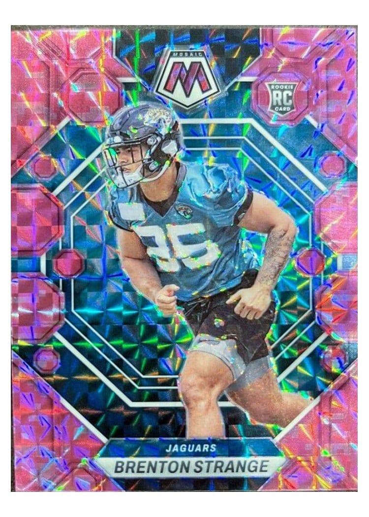 2023 Panini Mosaic Base Set Brenton Strange Pink Fluorescent #286 card