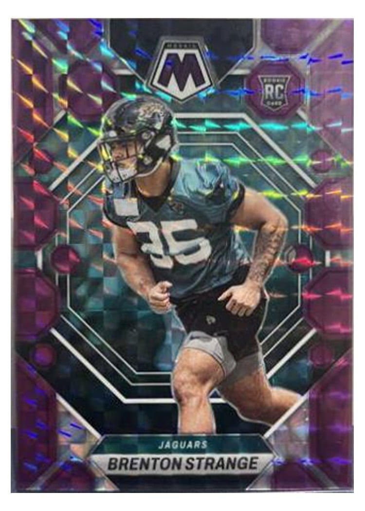 2023 Panini Mosaic Base Set Brenton Strange Purple #286 card