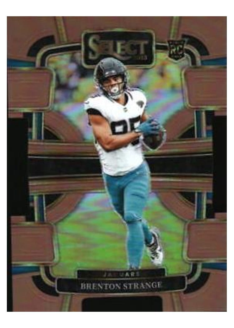 2023 Panini Select Base Set Brenton Strange Copper Prizm Die-Cut #45 card