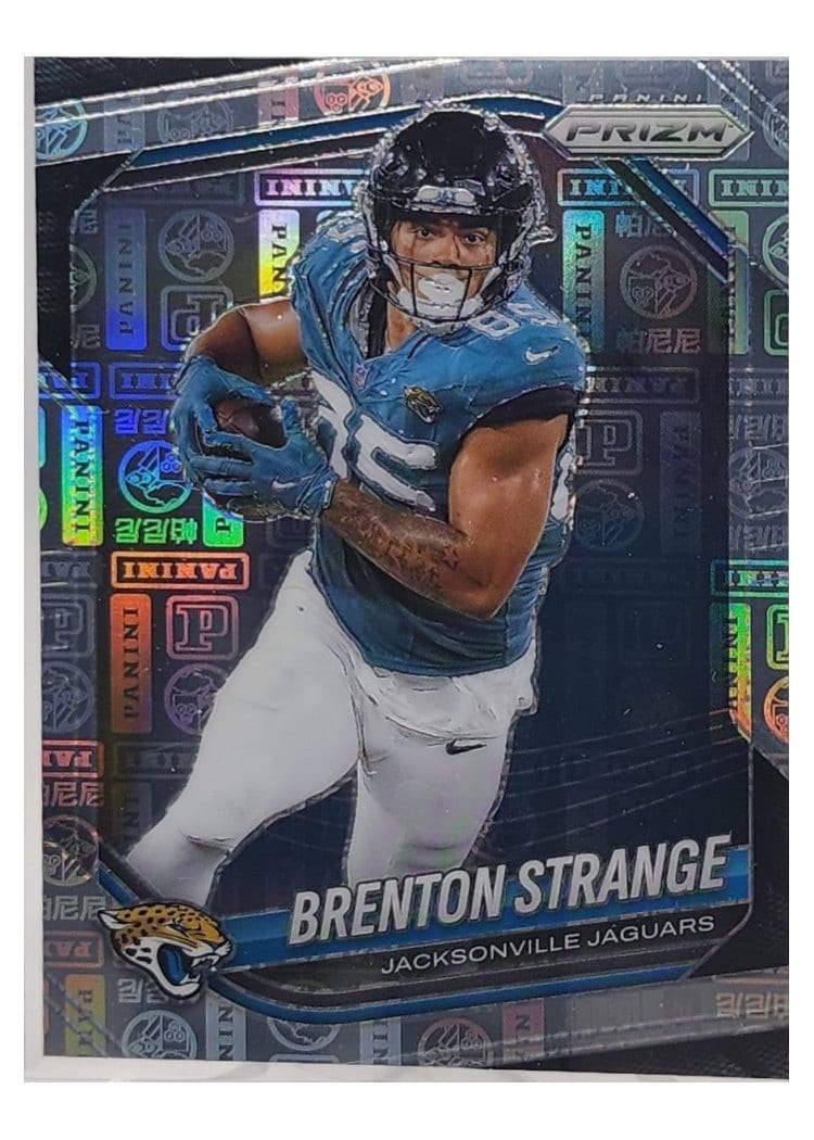 2025 Panini Prizm Base Set Brenton Strange Panini Logo #136 card
