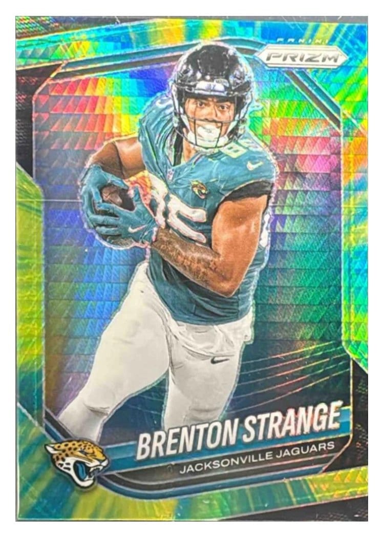 2025 Panini Prizm Base Set Brenton Strange #136 card