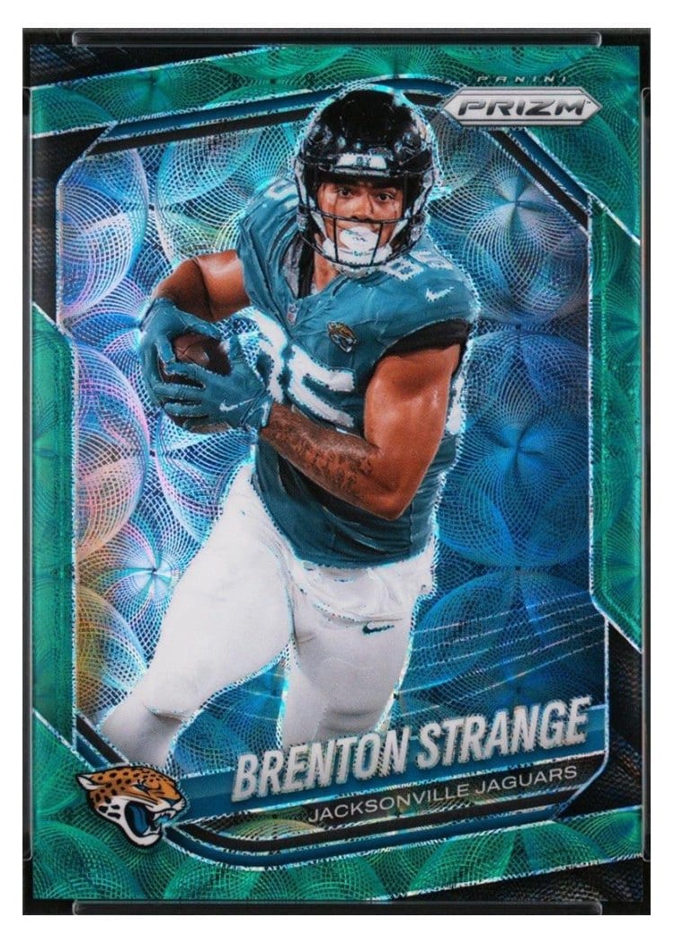 2025 Panini Prizm Base Set Brenton Strange Green Scope #136 card