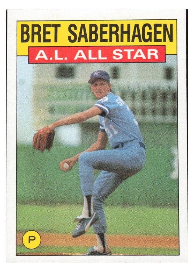 1986 Topps Bret Saberhagen #720