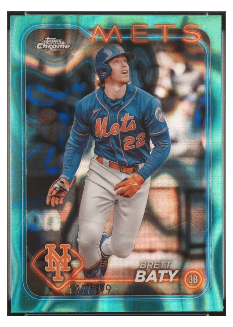 2024 Topps Chrome Base Set Brett Baty #17 card