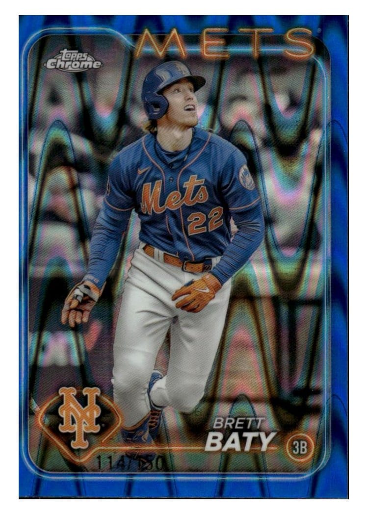 2024 Topps Chrome Base Set Brett Baty #17 card
