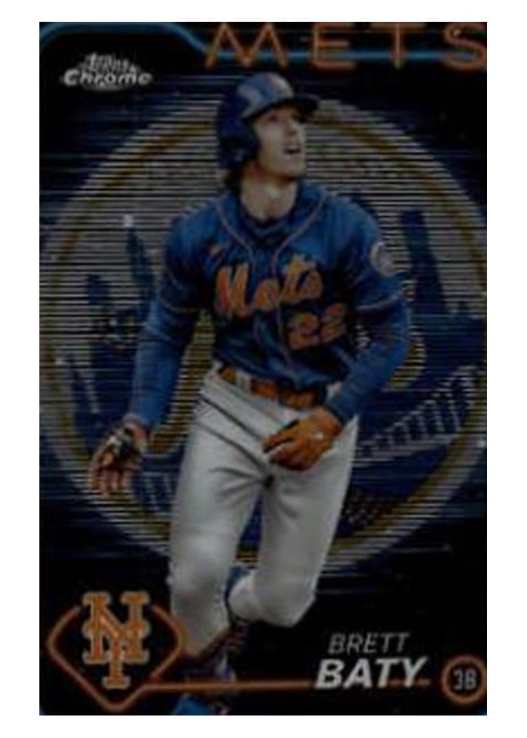 2024 Topps Chrome Base Set Brett Baty #17 card