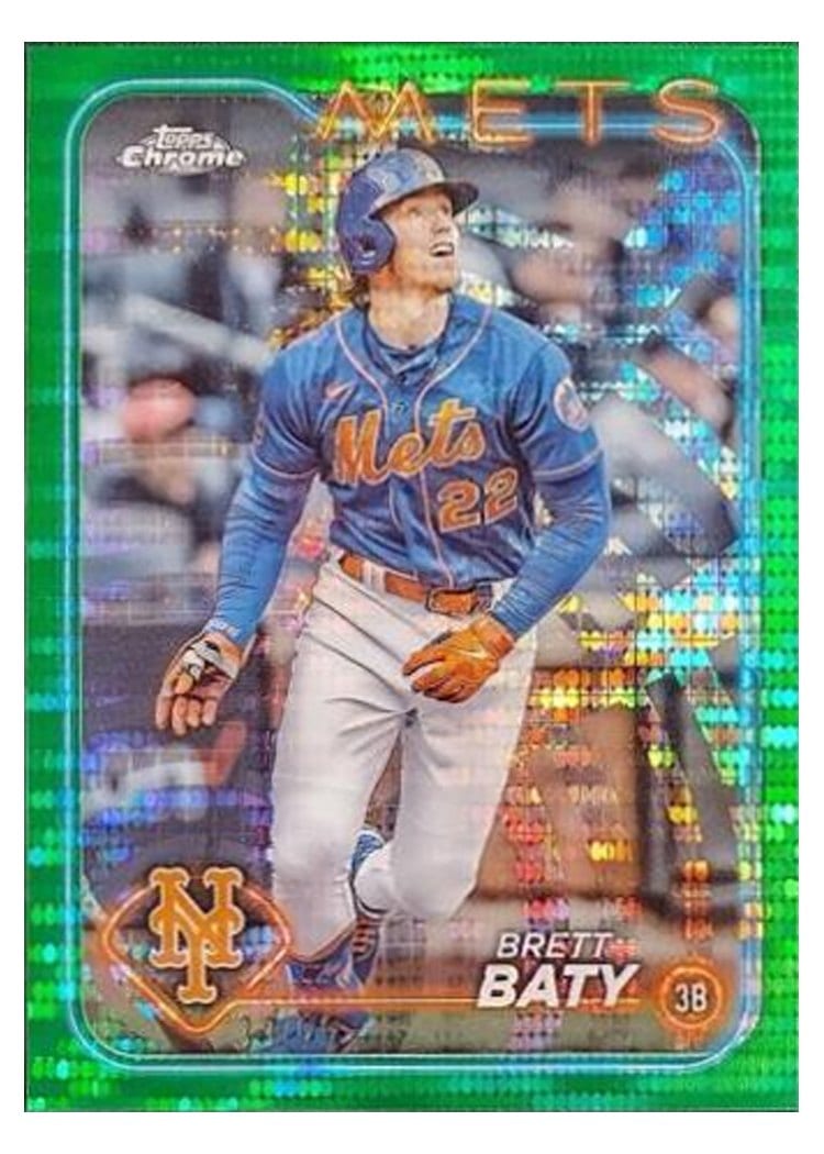 2024 Topps Chrome Base Set Brett Baty #17 card