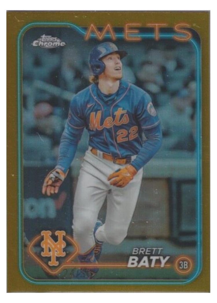 2024 Topps Chrome Base Set Brett Baty #17 card