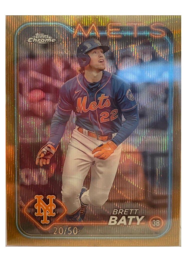2024 Topps Chrome Base Set Brett Baty #17 card