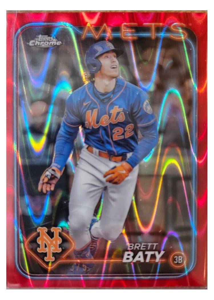 2024 Topps Chrome Base Set Brett Baty #17 card