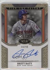 2024 Topps Tier One Talent Autographs Brett Baty #T1TA-BBA card