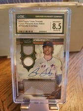 2024 Topps Triple Threads Future Phenoms Autographed Relics Brett Baty #FPAR-BB card