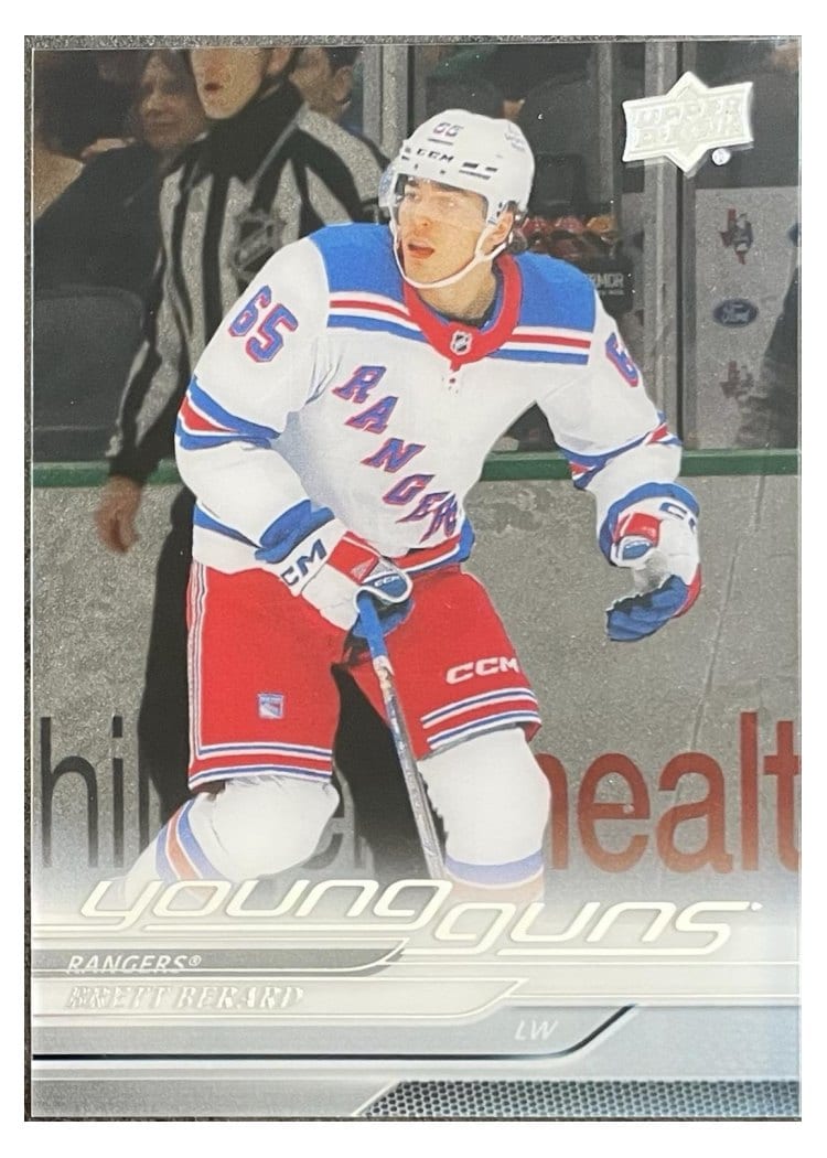 2024-25 Upper Deck Base Set Brett Berard Clear Cut #705 card