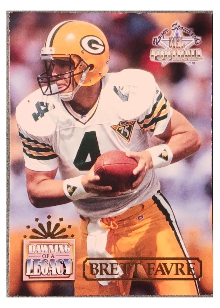 1994 Ted Williams Co Brett Favre #82 card