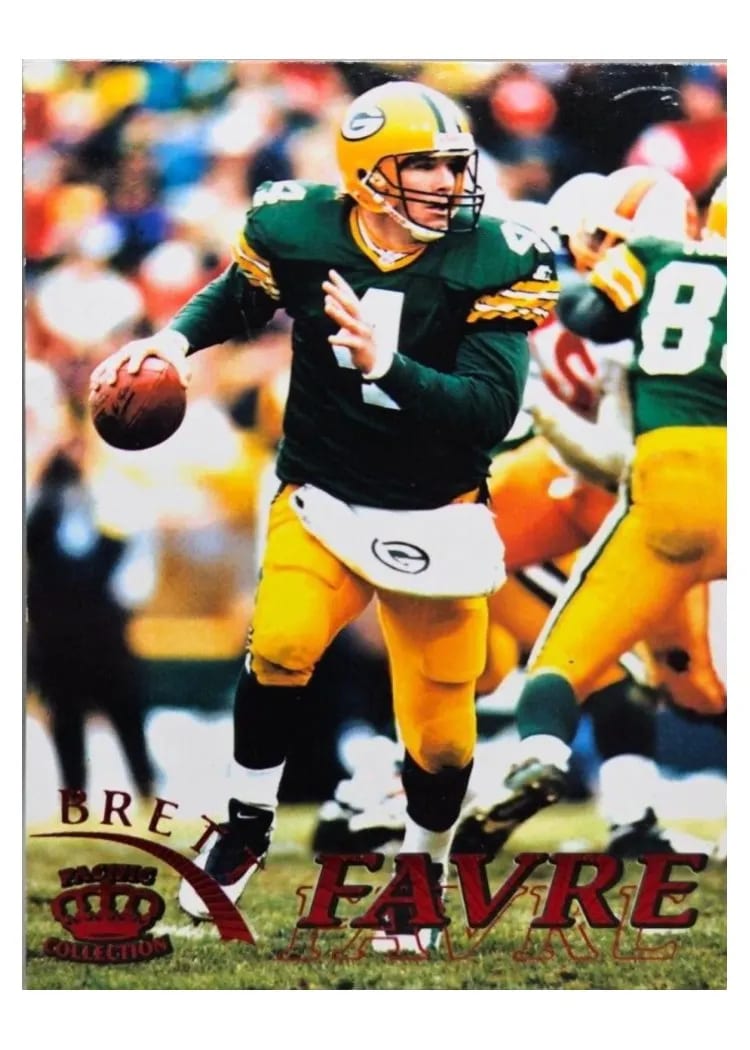 1996 Pacific Gridiron Brett Favre #45 card