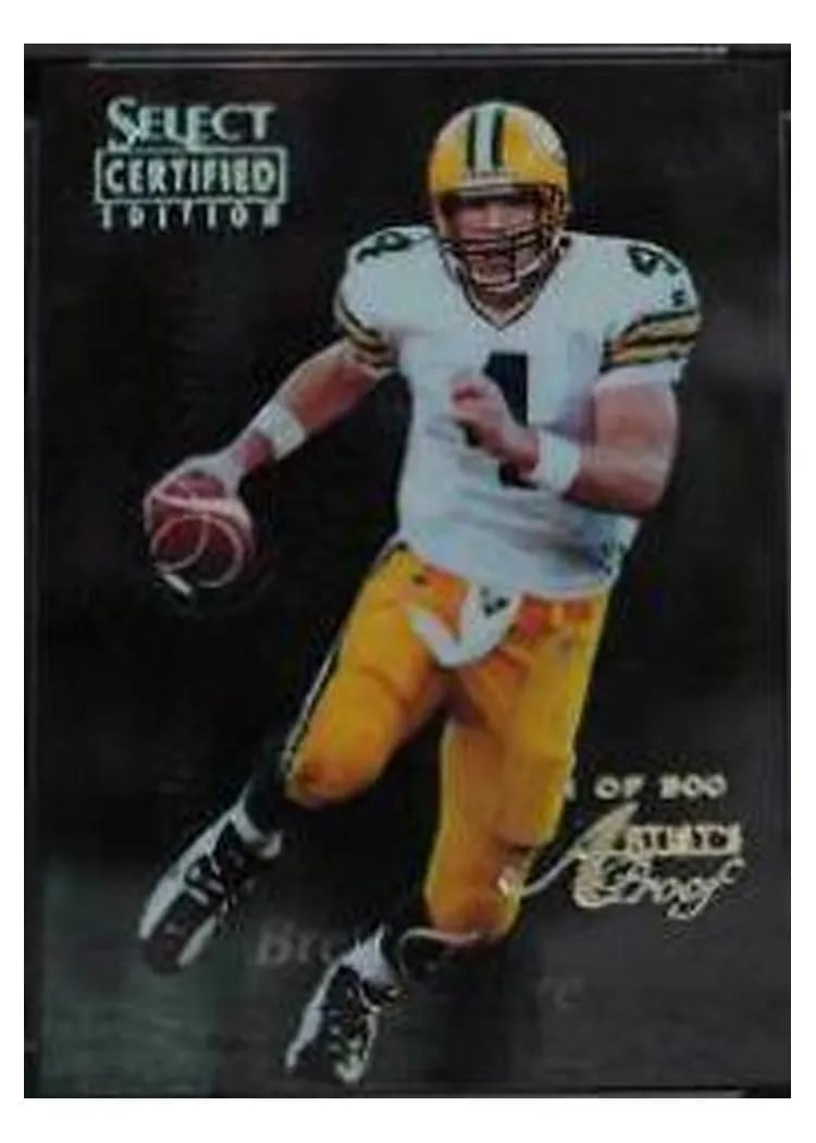 1996 Select Certified Brett Favre #117 card