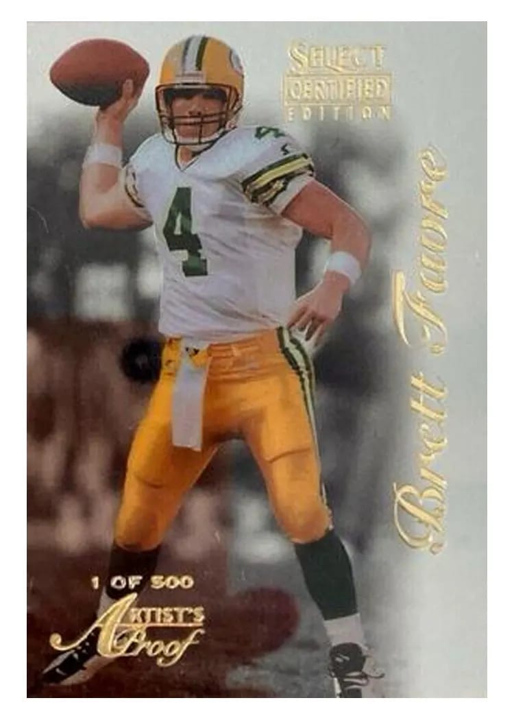 1996 Select Certified Brett Favre #85 card