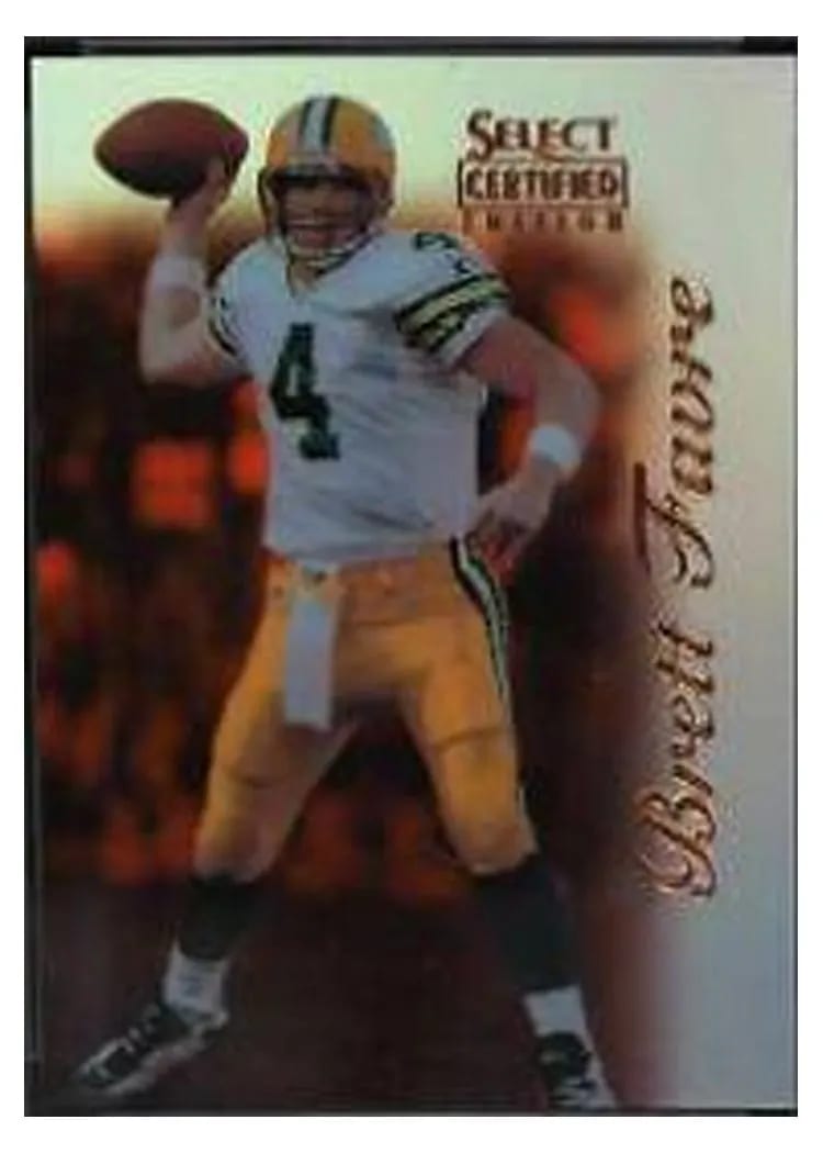 1996 Select Certified Brett Favre #85 card