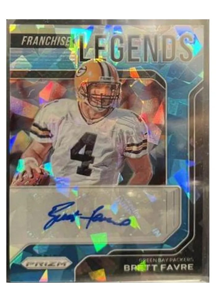 2021 Panini Prizm Franchise Legends Signatures Brett Favre #FLS-BF card