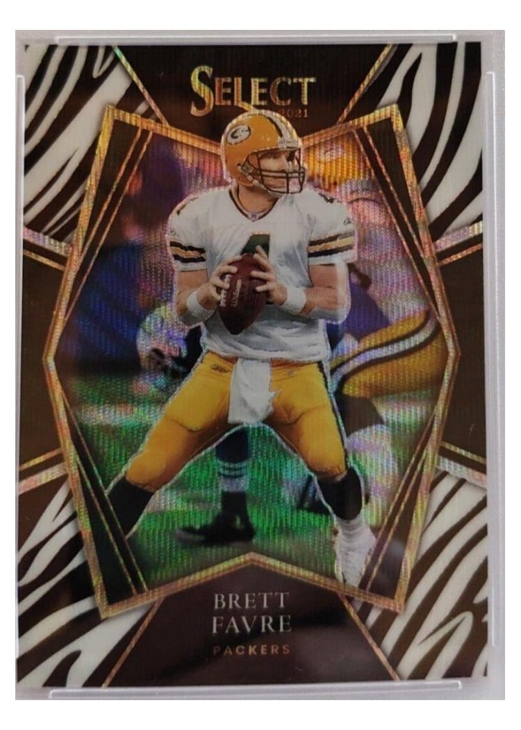 2021 Panini Select Base Set Brett Favre #135 card