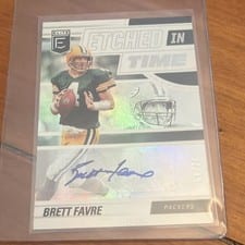 2022 Donruss Elite Etched in Time Signatures Brett Favre #ET-BF card