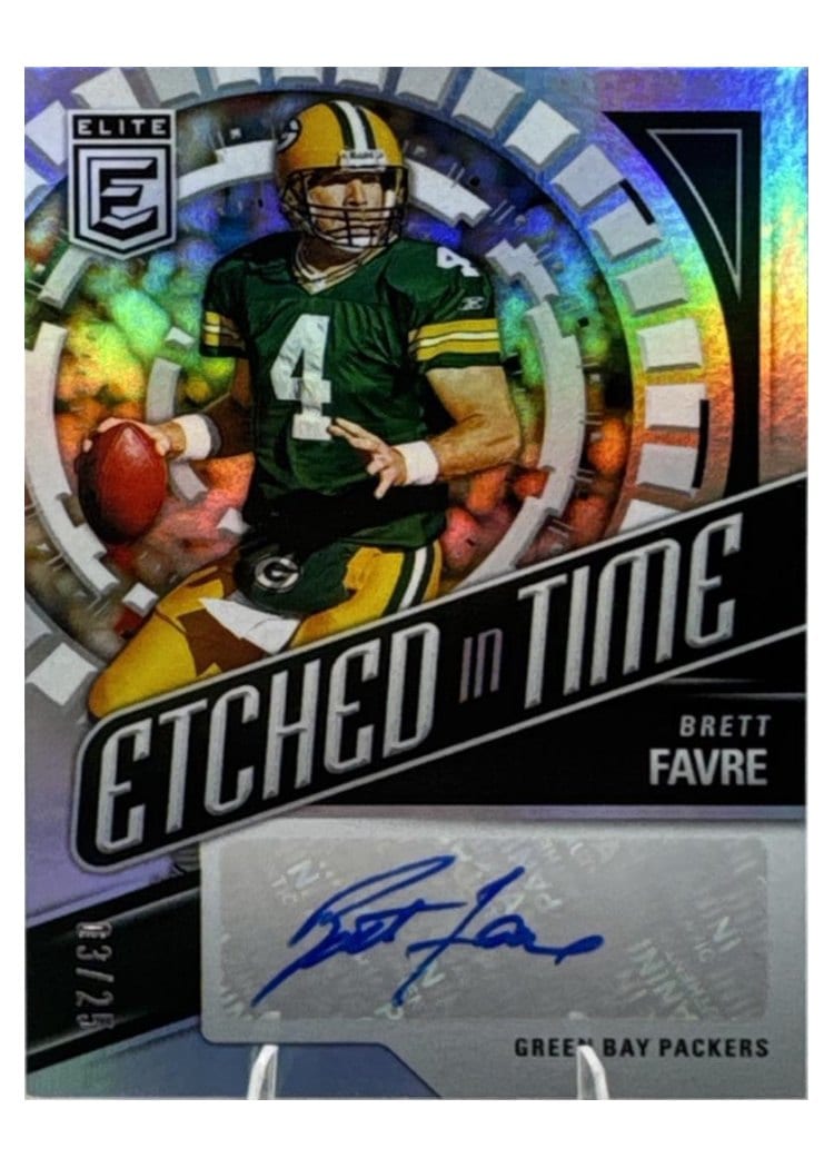 2024 Donruss Elite Etched in Time Signatures Brett Favre #ETS-BFA