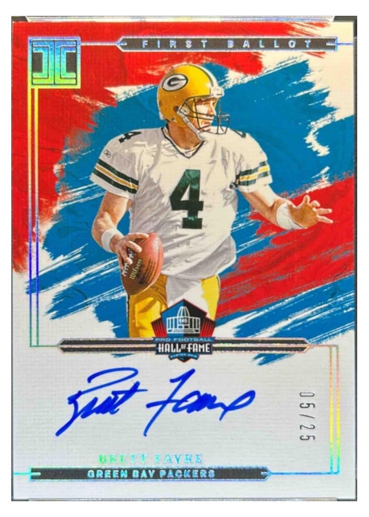 2024 Panini Impeccable First Ballot Signatures Brett Favre #1 card