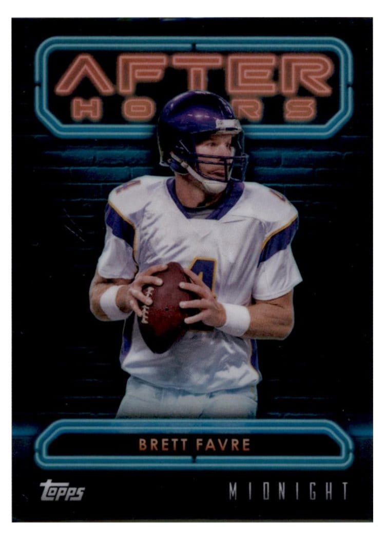 2024 Topps Midnight After Hours Brett Favre #AH-9 card