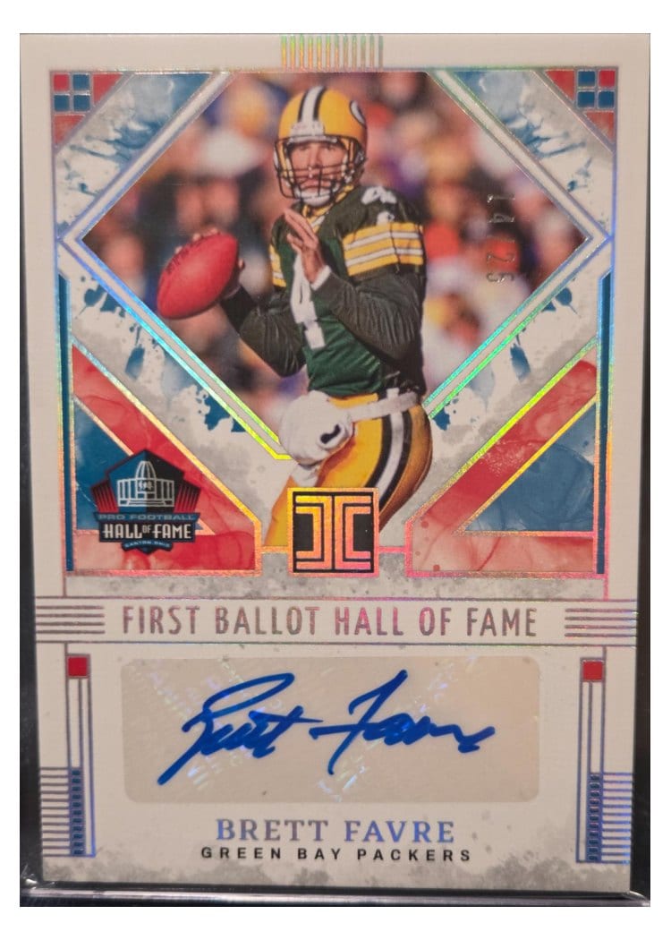 2025 Panini Impeccable First Ballot Signatures Brett Favre #3 card