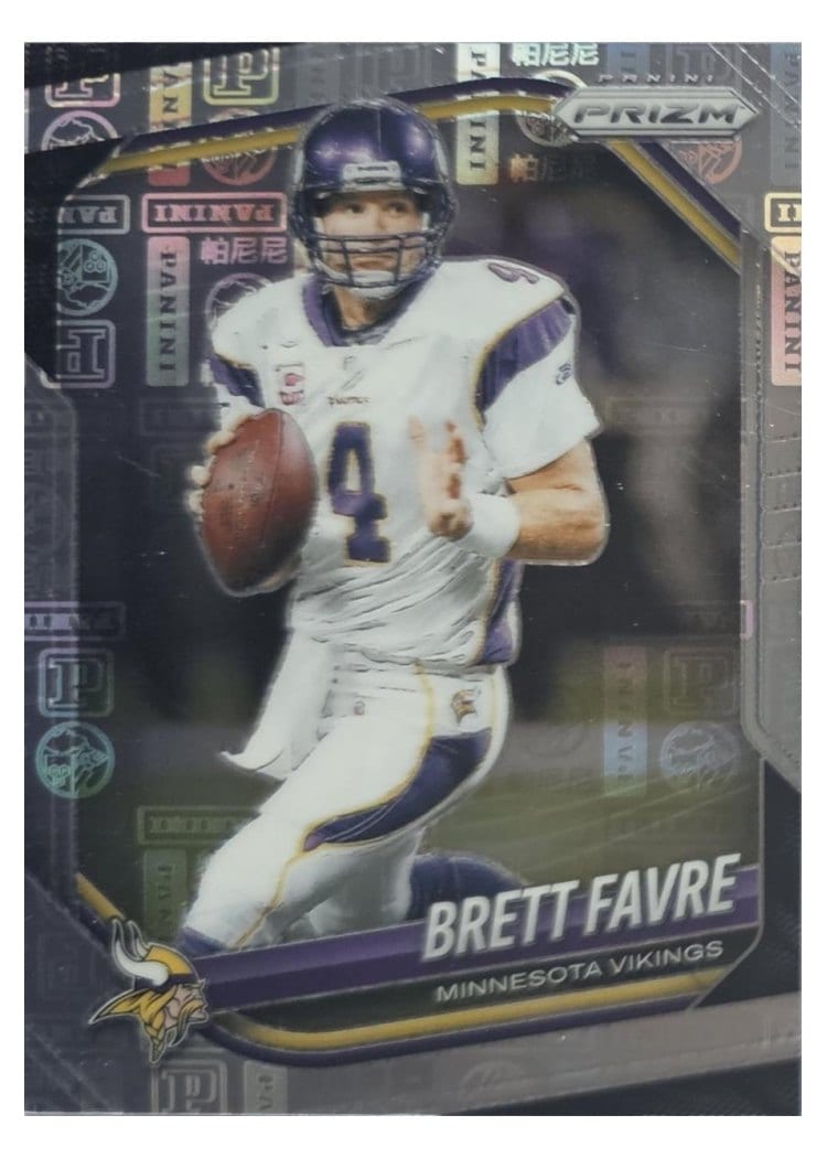 2025 Panini Prizm Base Set Brett Favre White Knight #160 card