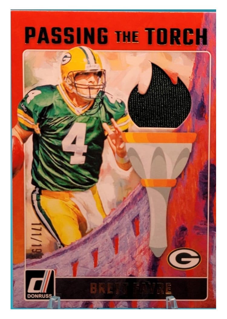 2024 Donruss Passing the Torch Brett Favre / Jordan Love #PTT-PAC card